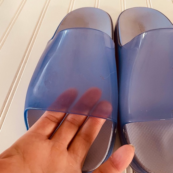 Melissa Cloud Comfort Periwinkle Size 7 women's Slide sandals - Picture 8 of 11